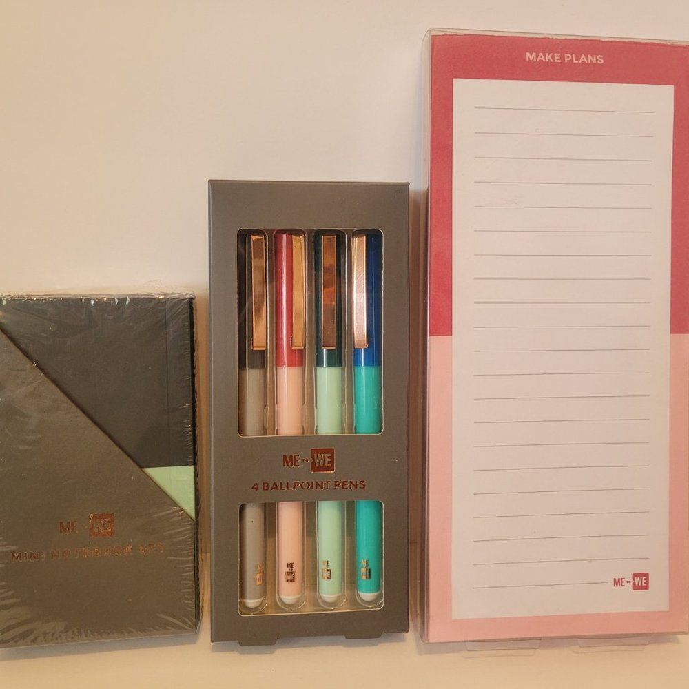 Me to We Mini Notebook, Ballpoint Pens and Magnetic List Pad Bundle - Picture 5 of 5